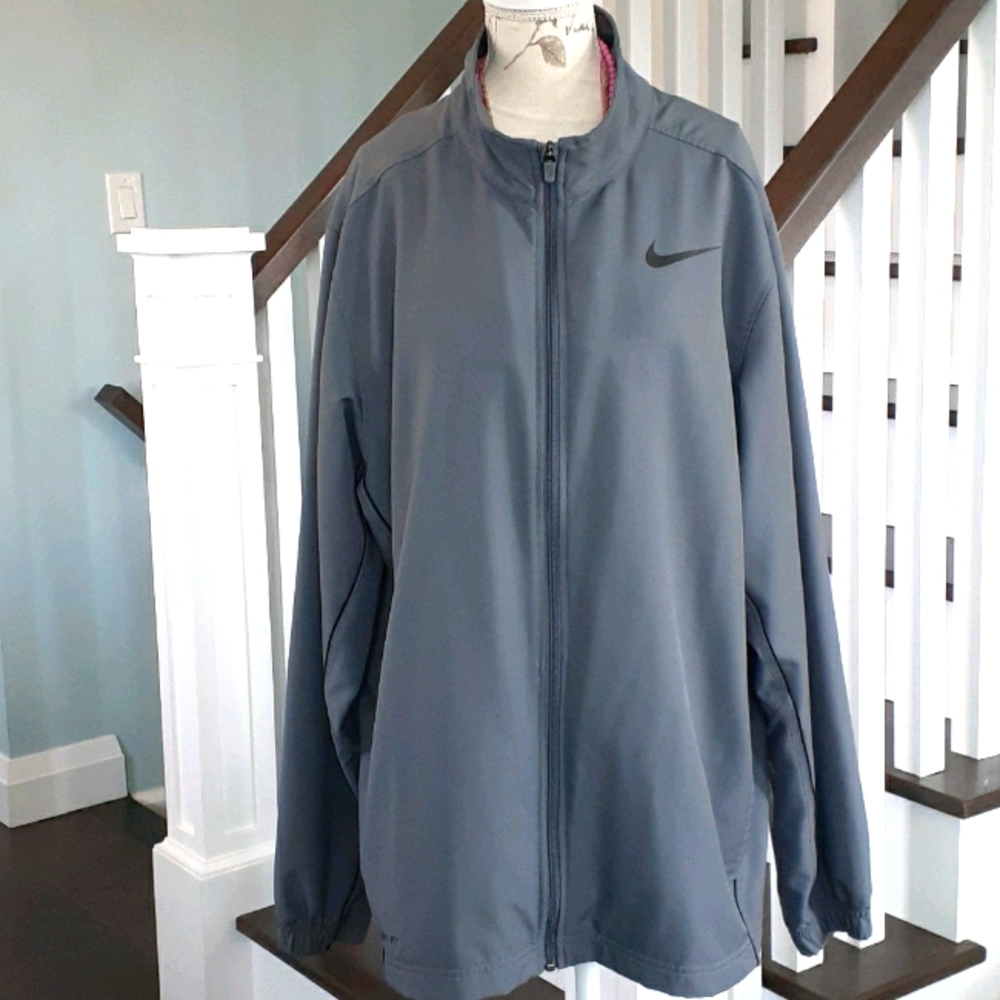 + Nike slate gray Dri-Fit Athletic Jacket
